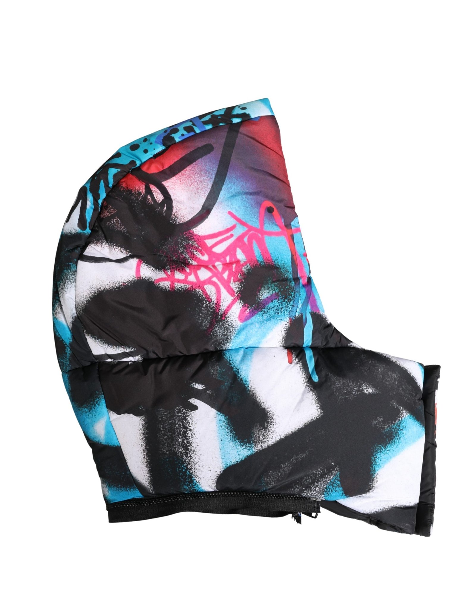 Dolce & Gabbana Multicolor Graffiti Whole Head Wrap Capello Hat - Image 2