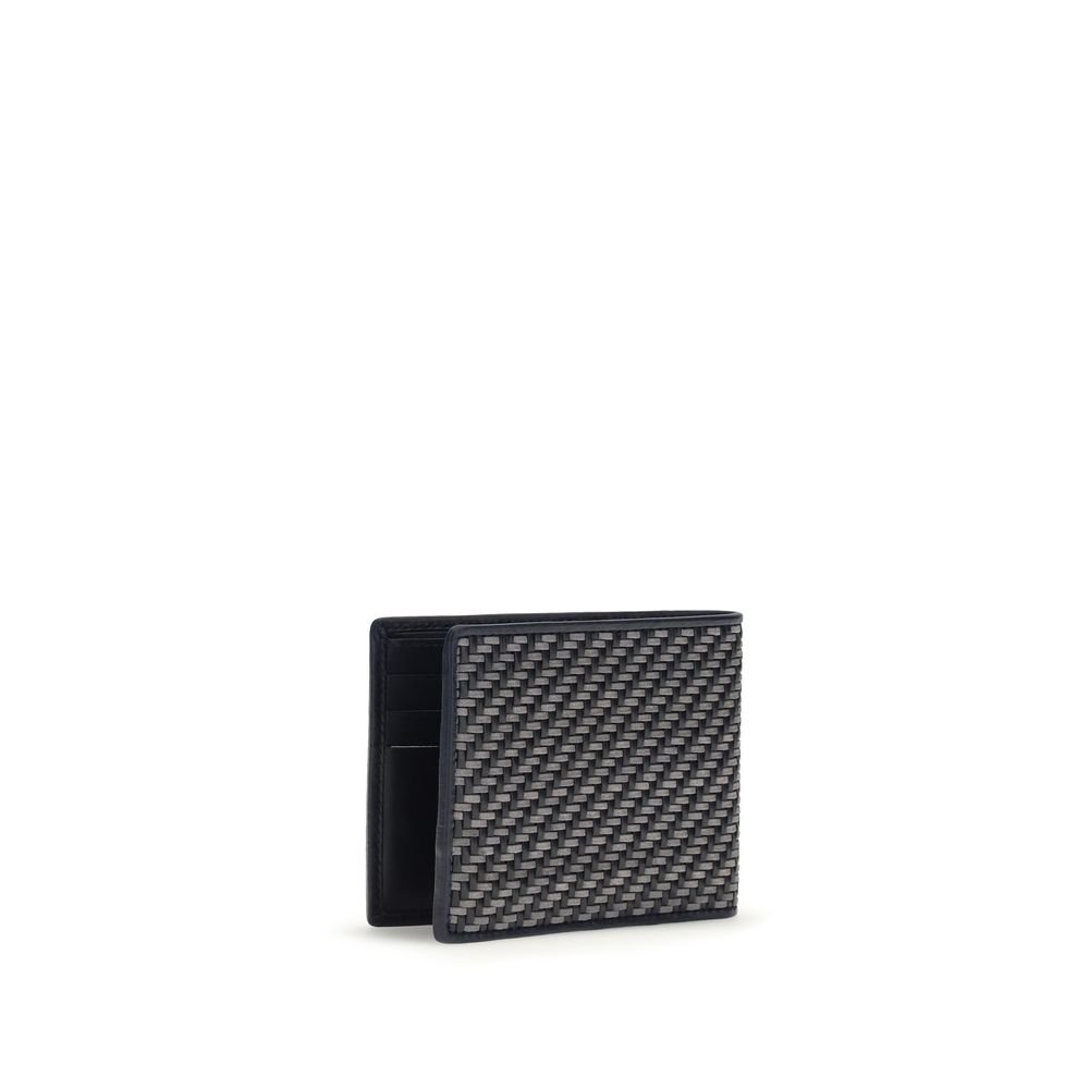 Ferragamo Gray Lamb Ovis Aries Aries Wallet - Image 2
