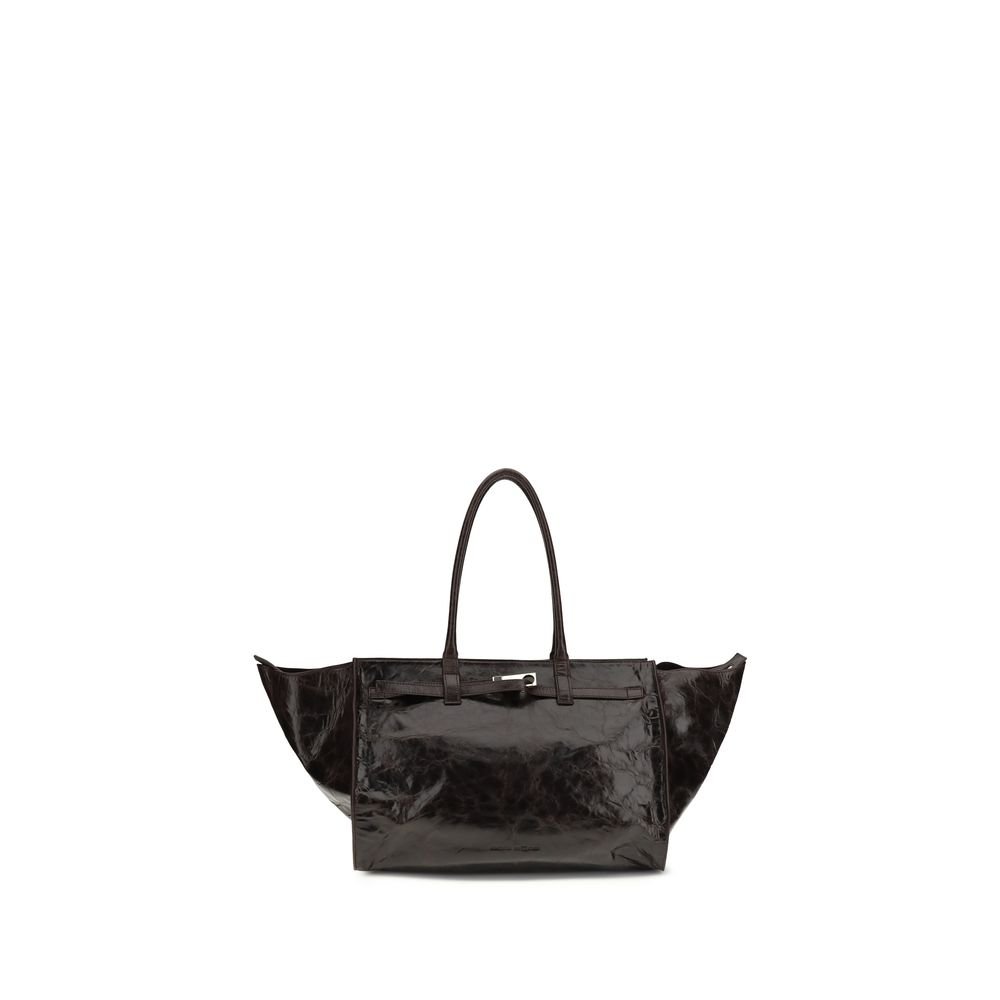 Benedetta Bruzziches Brown Calf Leather Bos Taurus Shoulder Bag
