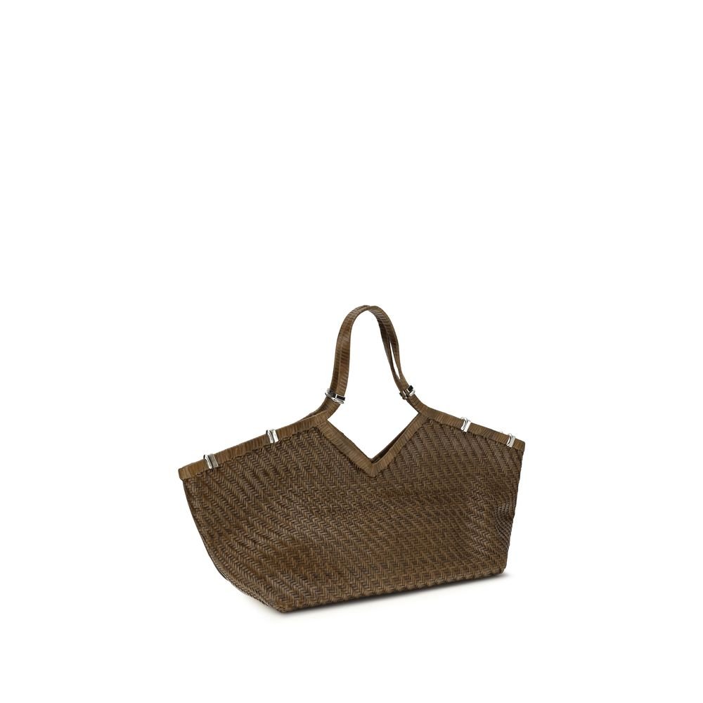 Benedetta Bruzziches Brown Buffalo Leather Handbag - Image 2