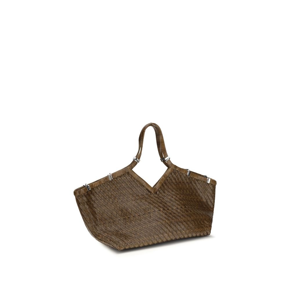 Benedetta Bruzziches Brown Buffalo Leather Handbag - Image 3