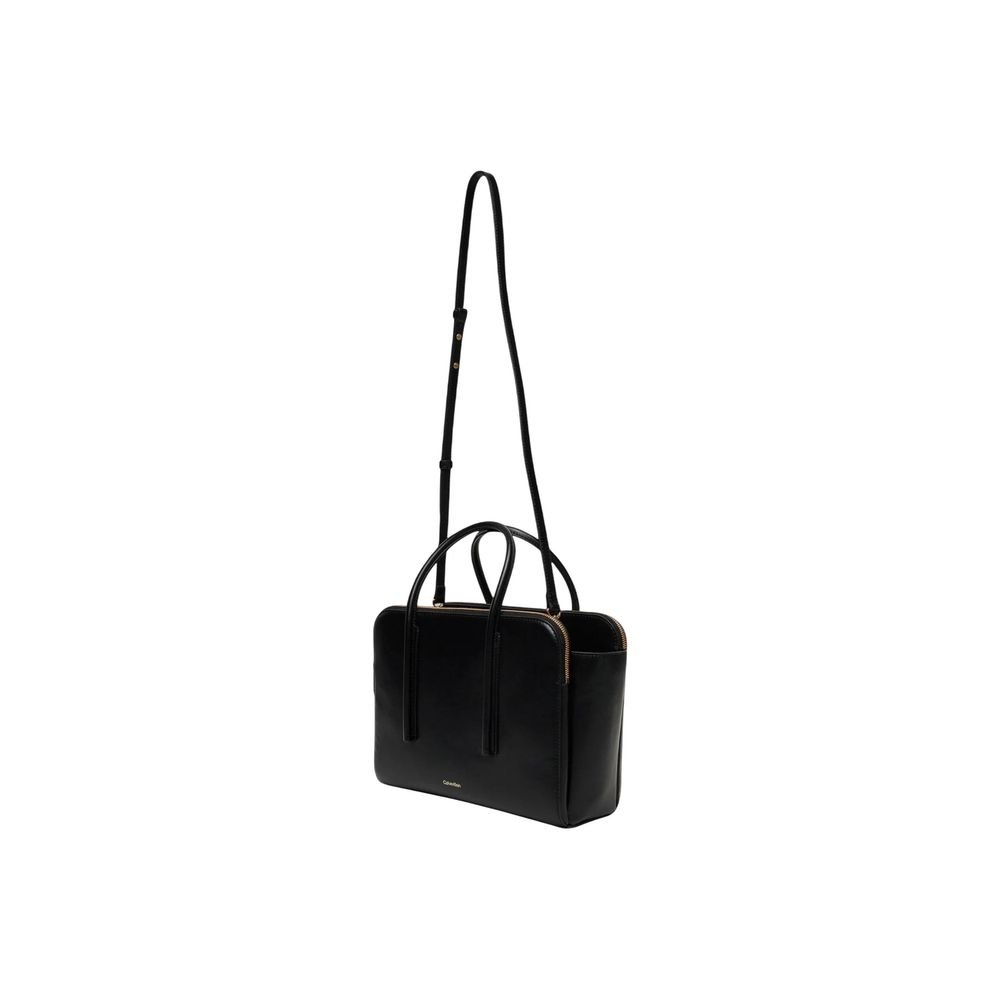 Calvin Klein Black Leather Handbag - Image 4