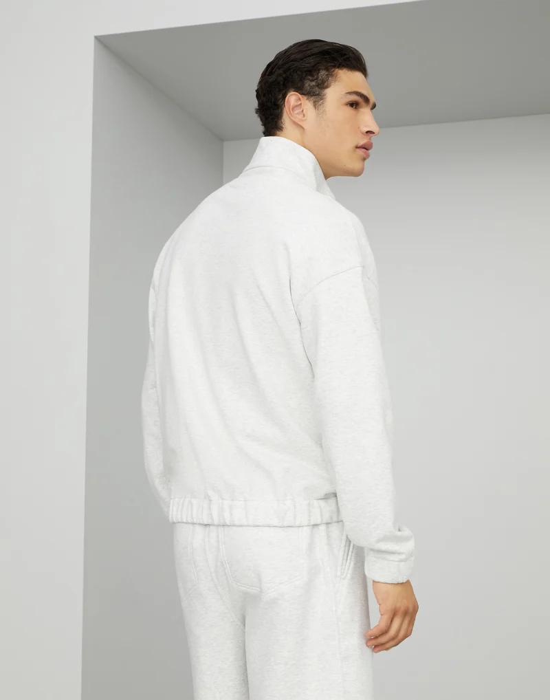 Brunello Cucinelli Silver Cotton Sweatshirt - Image 2