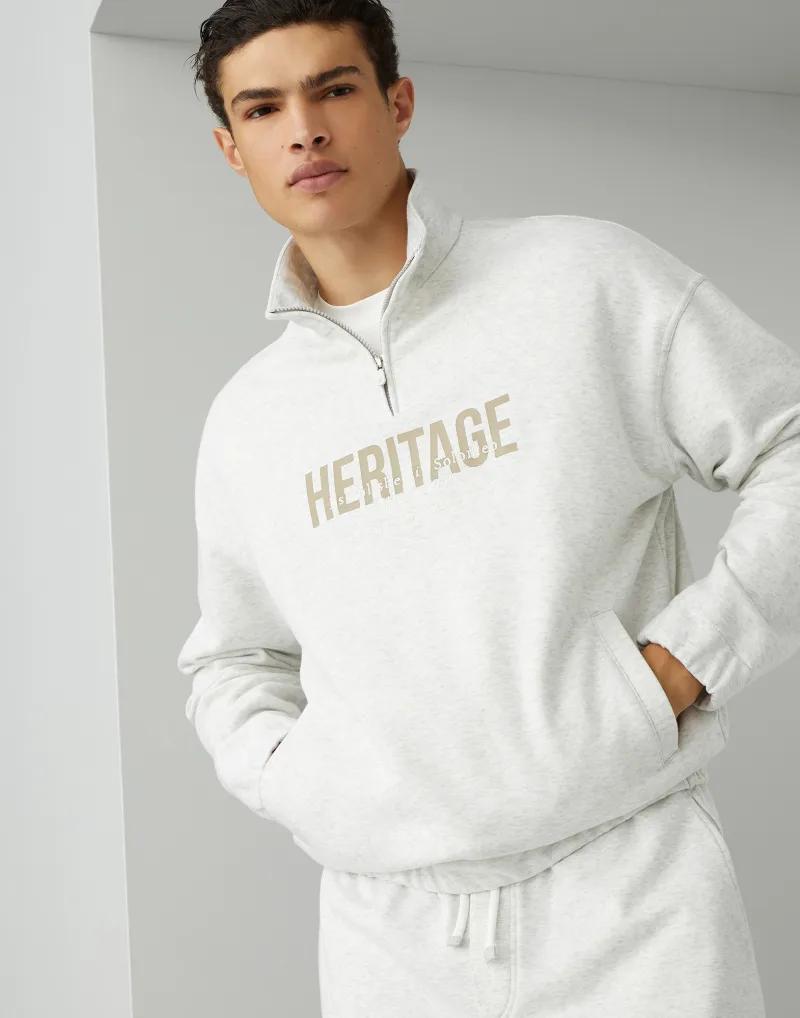 Brunello Cucinelli Silver Cotton Sweatshirt - Image 4