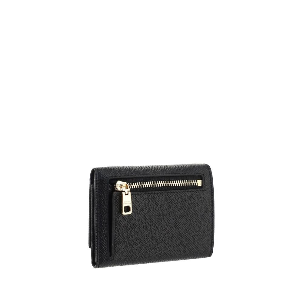 Dolce & Gabbana Black Calf Leather Bos Taurus Wallet - Image 2