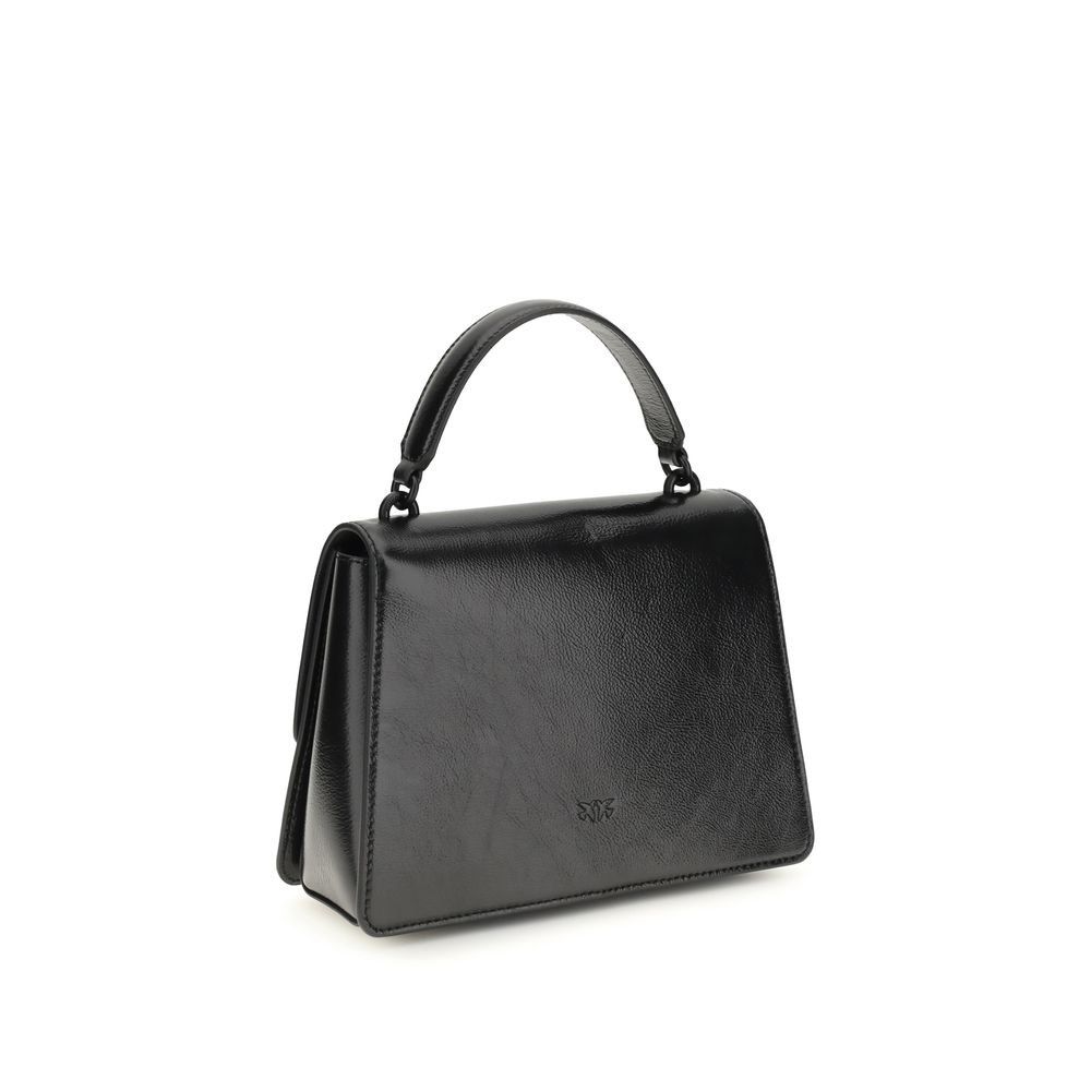 PINKO Black Lamb Ovis Aries Aries Handbag - Image 3