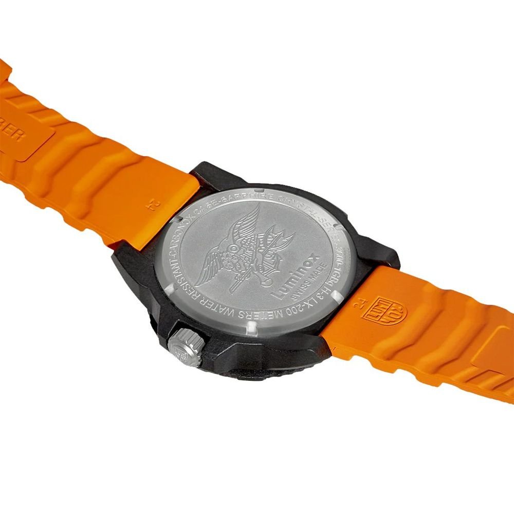 Luminox Orange Rubber Sport Watch - Image 3