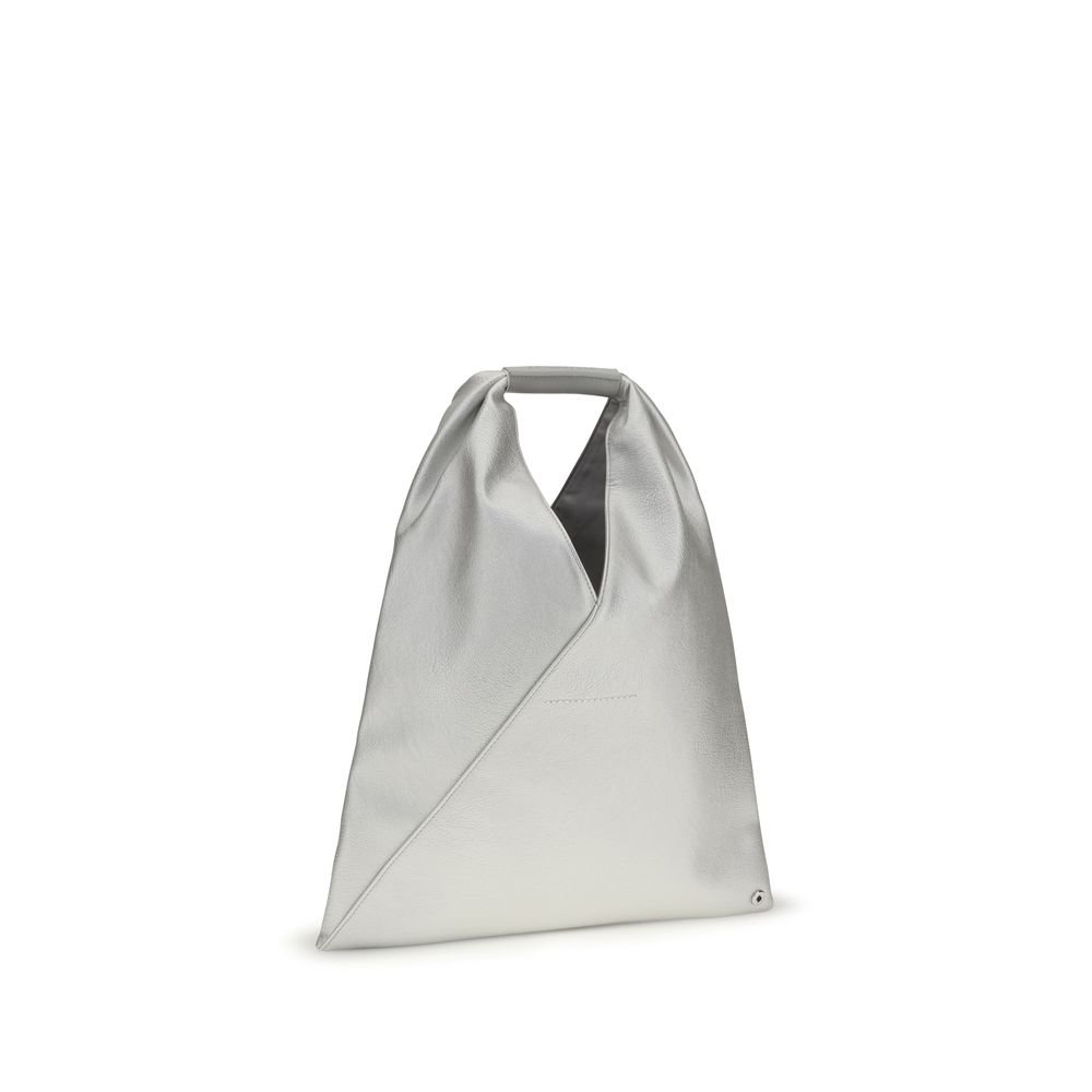 MM6 Silver Polyethylene Handbag - Image 2
