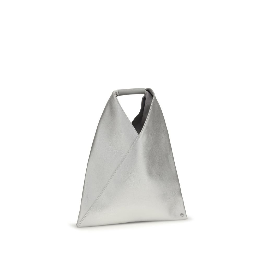 MM6 Silver Polyethylene Handbag - Image 3