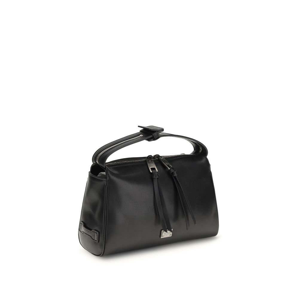Dolce & Gabbana Black Calf Leather Bos Taurus Handbag - Image 2
