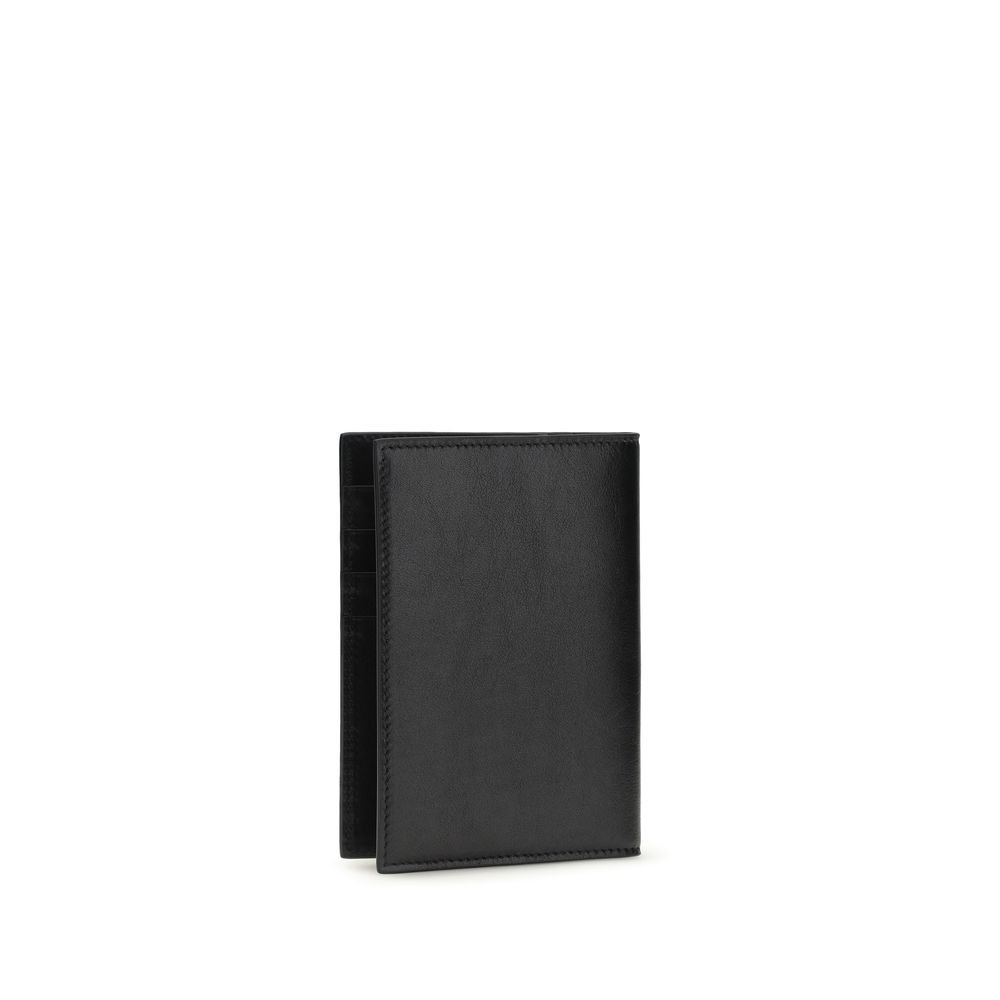 Dolce & Gabbana Black Calf Leather Bos Taurus Wallet - Image 2