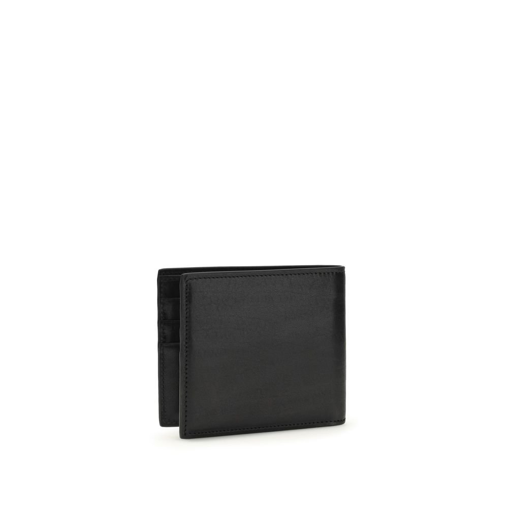 Dolce & Gabbana Black Calf Leather Bos Taurus Wallet - Image 2