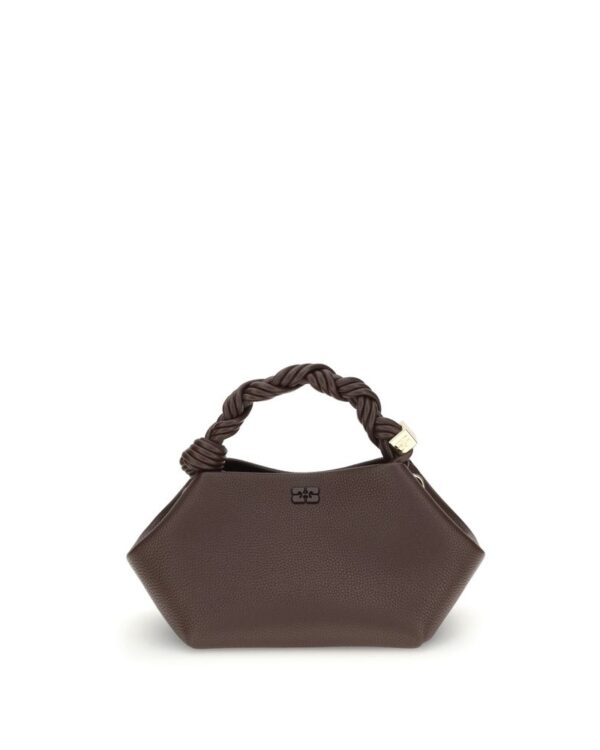 Ganni Brown Recycled Polyester Handbag