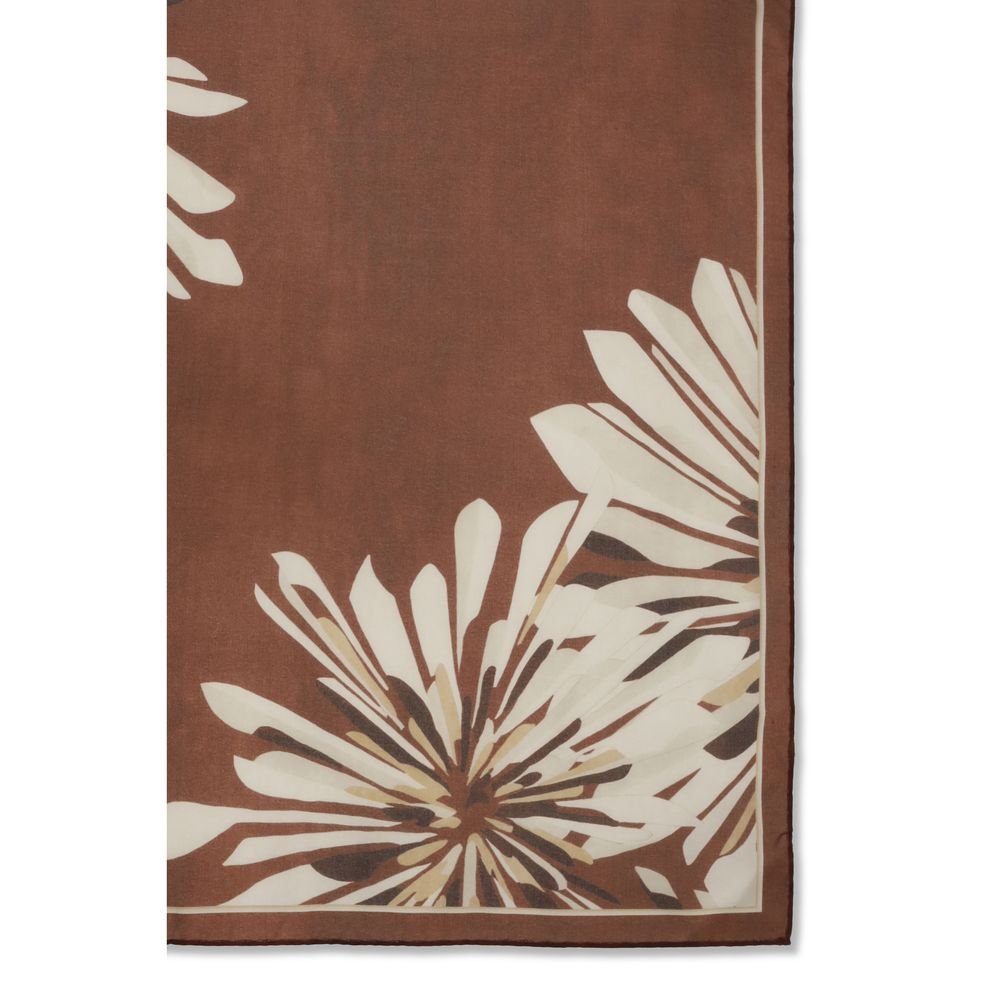 Brunello Cucinelli Bordeaux Silk Scarf - Image 3