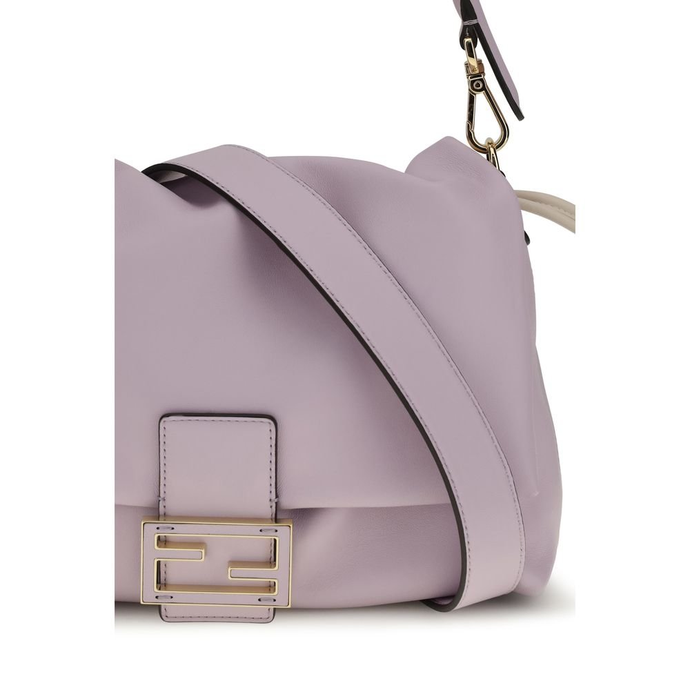 Fendi Purple Lamb Ovis Aries Aries Shoulder Bag - Image 4