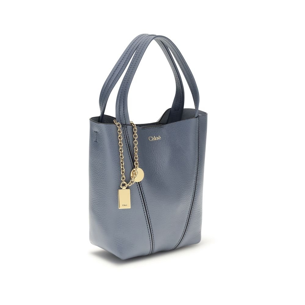 Chloé Blue Calf Leather Bos Taurus Shoulder Bag - Image 2
