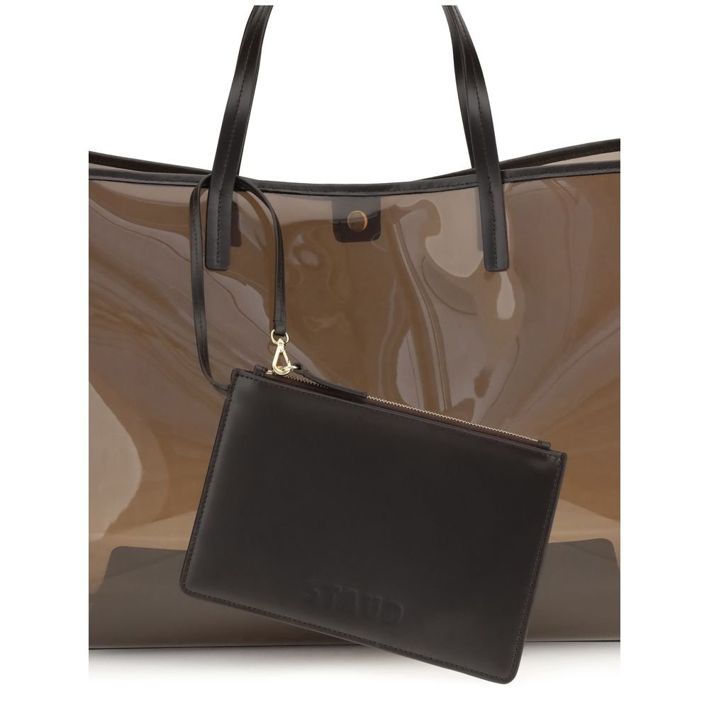 Staud Brown Pvc Handbag - Image 4