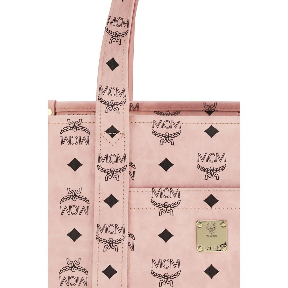 MCM Multicolor Fabric Shoulder Bag - Image 4
