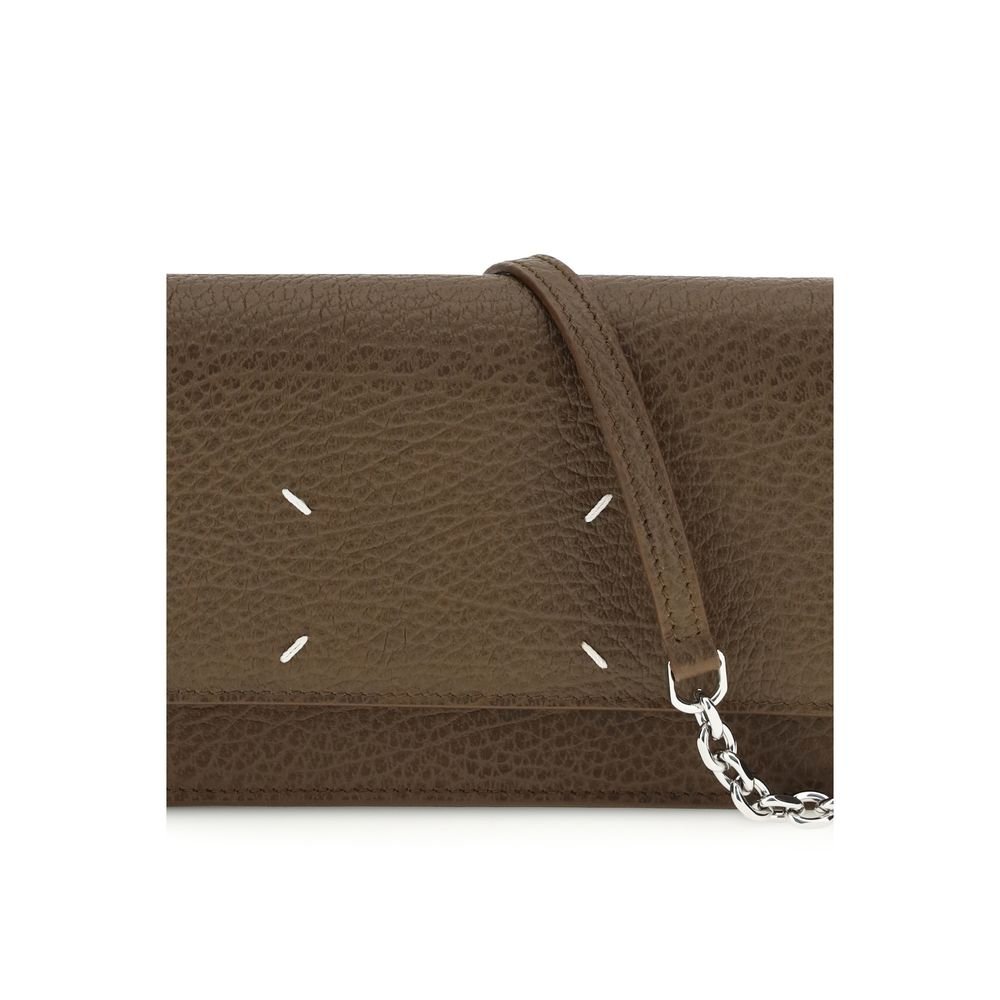 Maison Margiela Brown Calf Leather Bos Taurus Wallet - Image 4