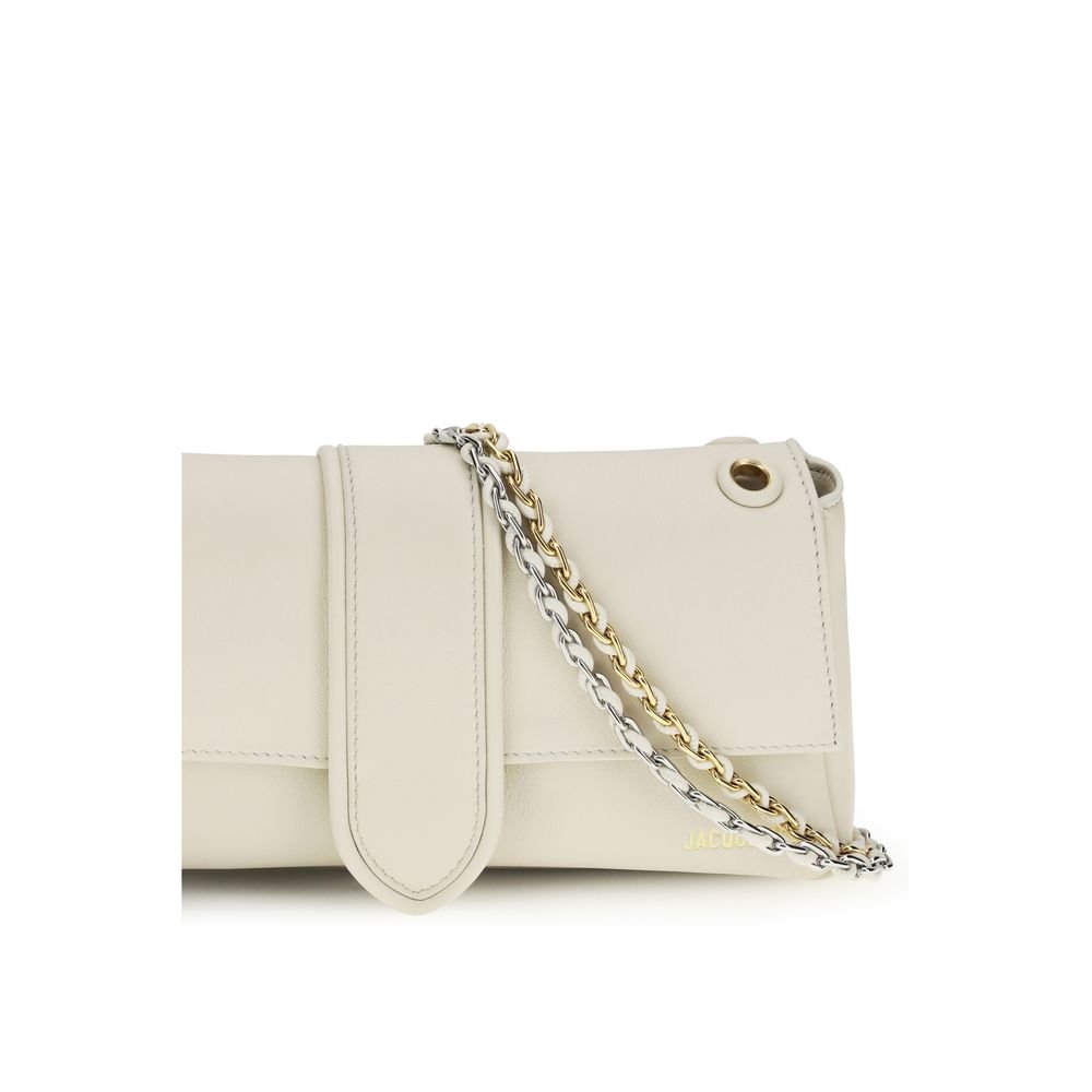 Jacquemus Beige Lamb Ovis Aries Aries Shoulder Bag - Image 4