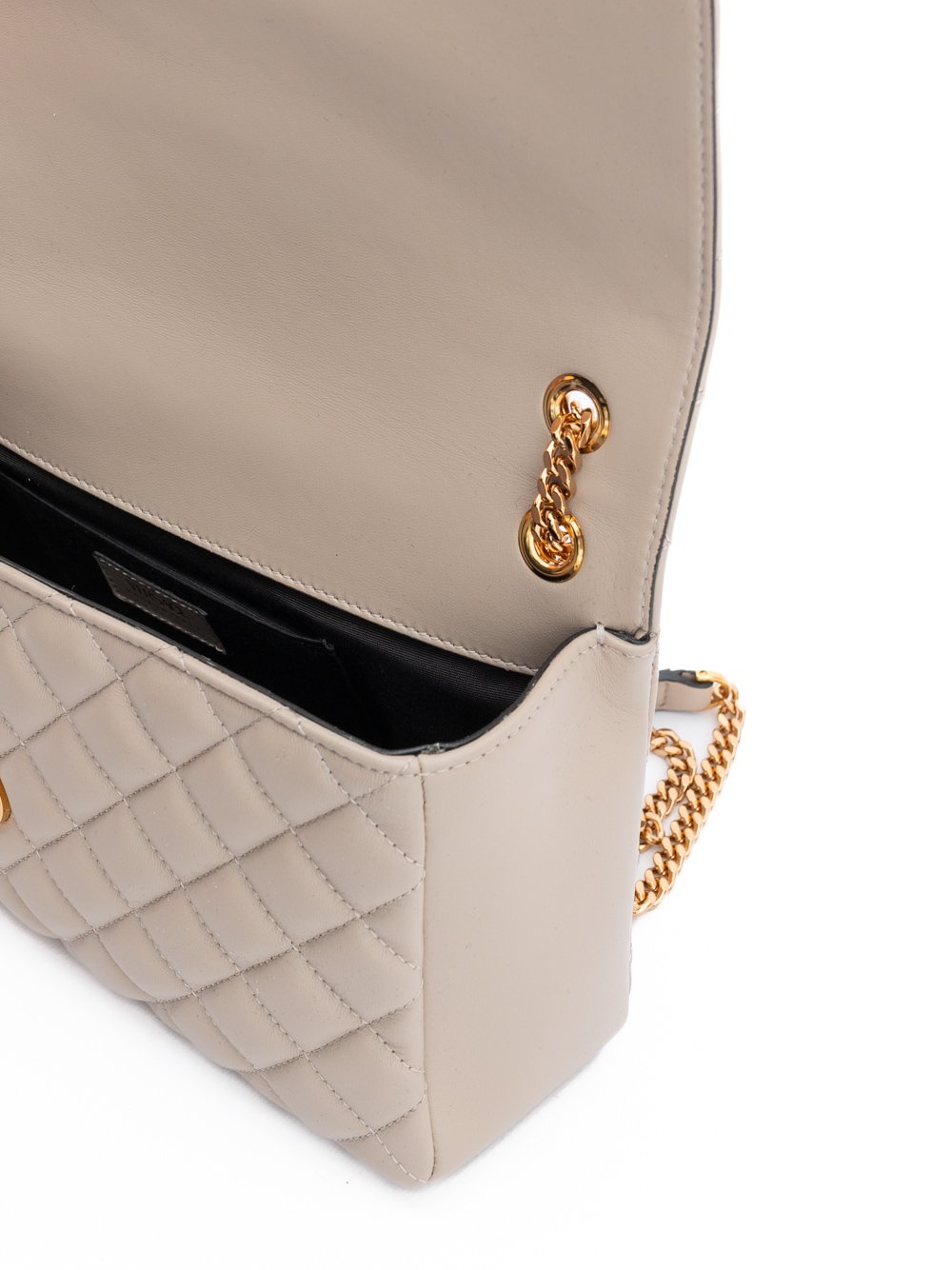 Versace Taupe Quilted Leather Shoulder Strap Bag - Image 4
