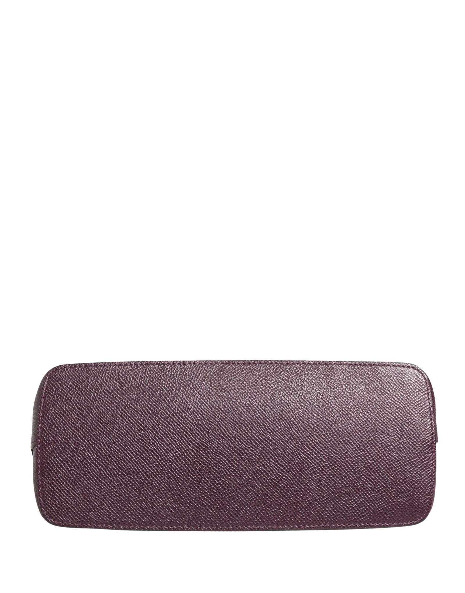 Dolce & Gabbana Dark Purple Leather DG Logo Zip Around Hand Purse Wallet - Image 5