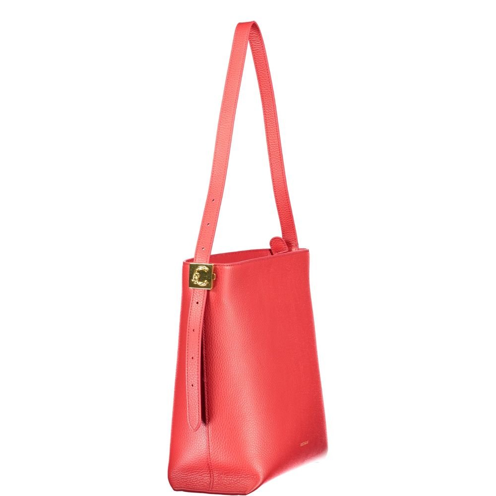 Coccinelle Rosso Leather Woman Handbag - Image 3