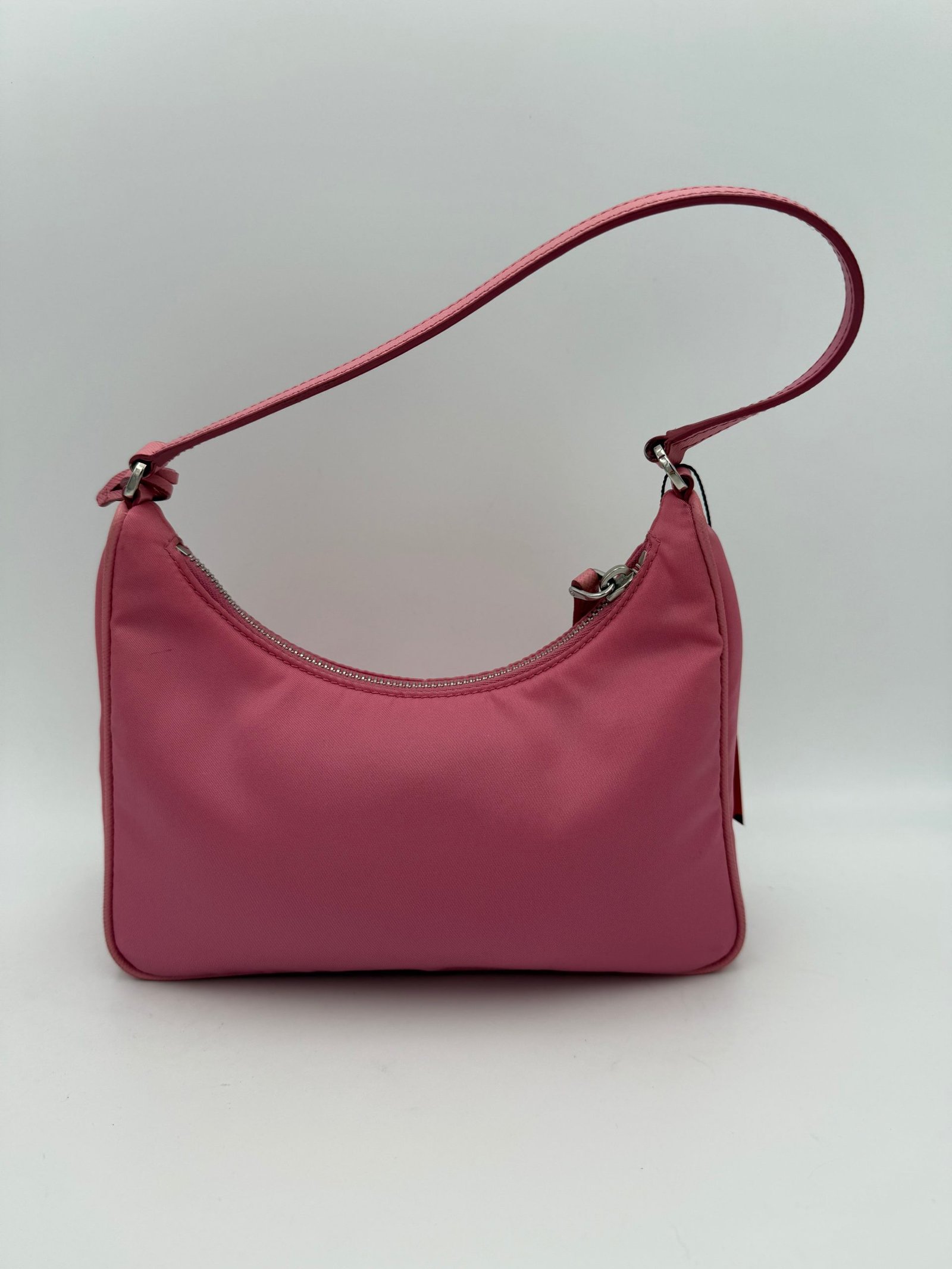 Prada PRADA HOBO Re-Nylon Pink Handbag - Image 3