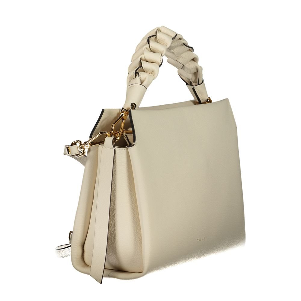 Coccinelle Bianco Leather Women Handbag - Image 3