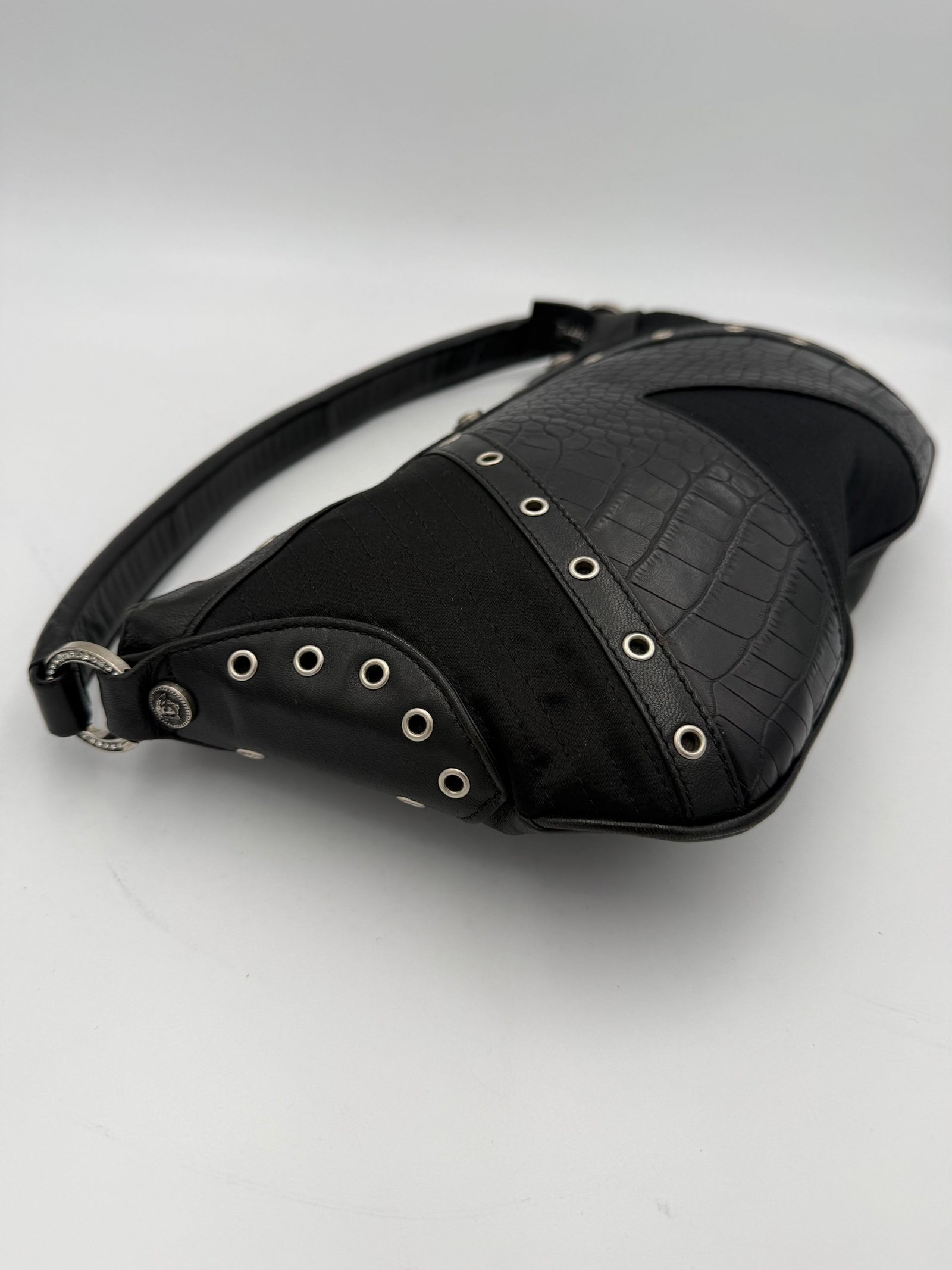 Versace VERSACE Shoulder Bag in Studded Leather - Image 6