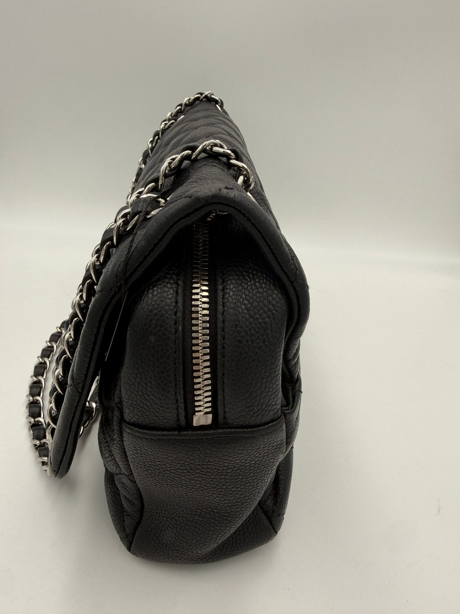 Chanel CHANEL Timeless Classique “ZIP FLAP BAG” Handbag - Image 8