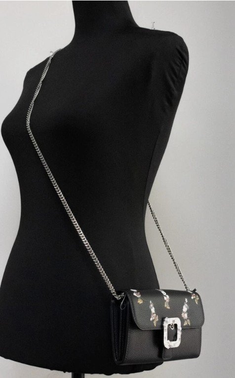 Kate Spade X Disney Black Leather Minnie Mouse Wallet Crossbody Bag - Image 4
