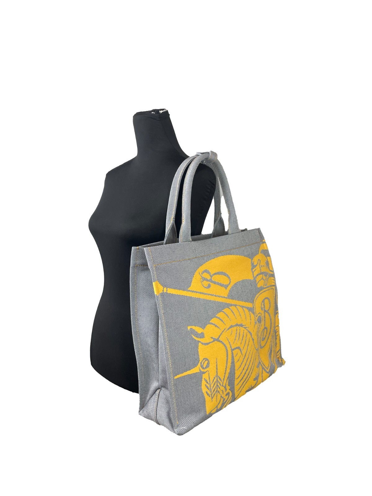 Burberry EKD Canvas Tote Bag With Coin Pouch - Image 4
