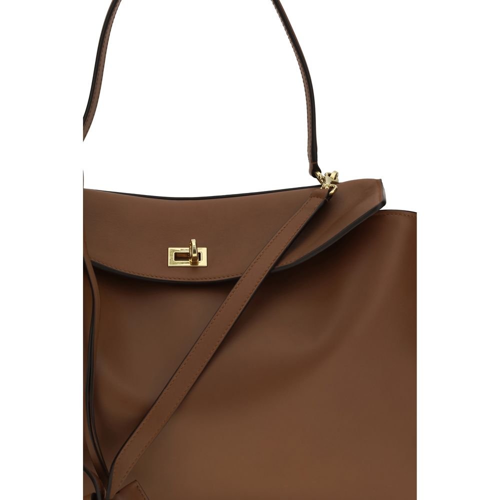 Balenciaga Brown Calf Leather Bos Taurus Shoulder Bag - Image 4