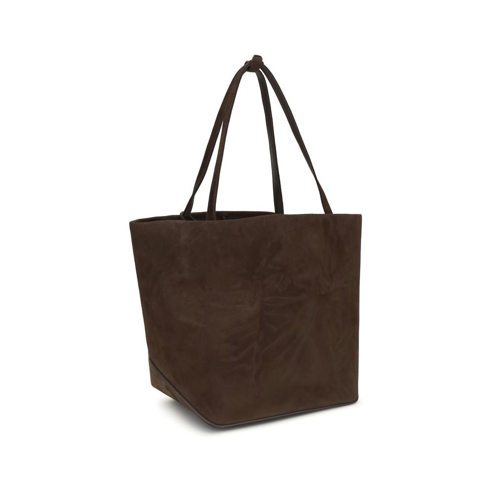 The Row Brown Lamb Ovis Aries Aries Shoulder Bag - Image 3