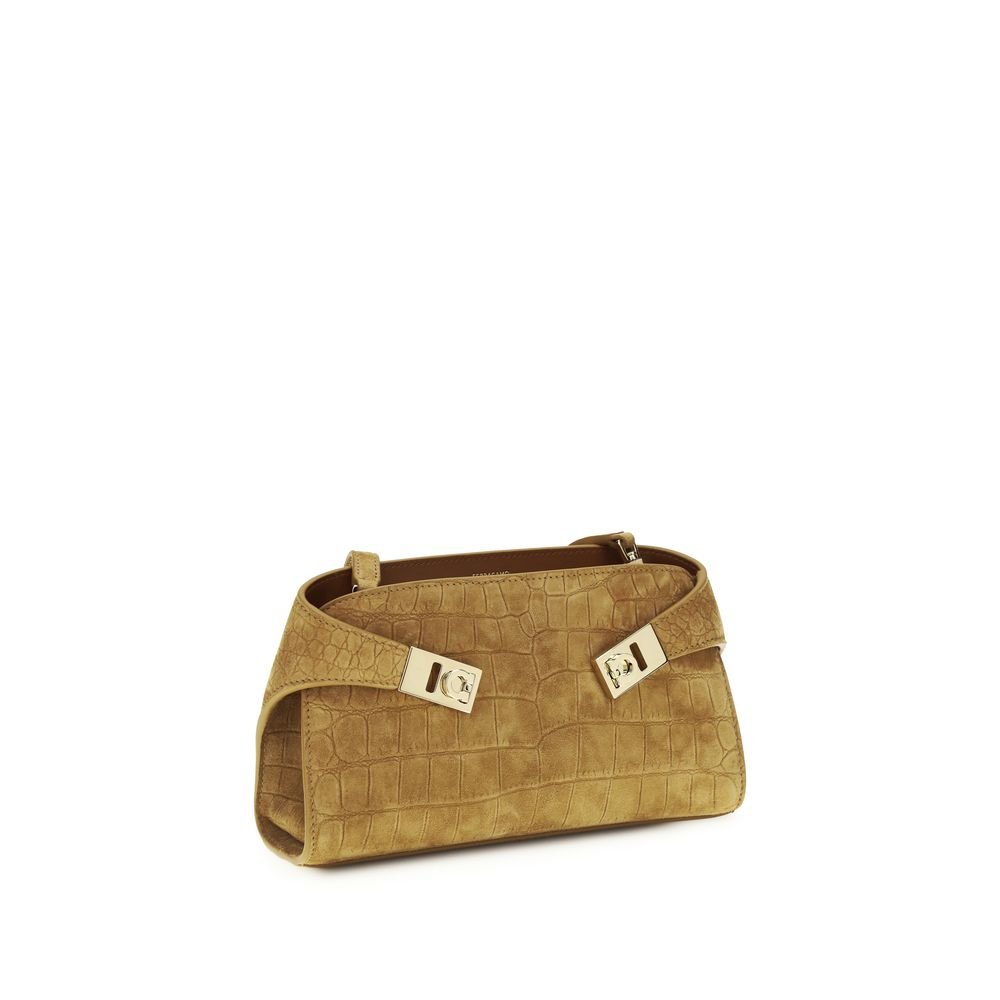 Ferragamo Beige Calf Leather Bos Taurus Clutch Bag - Image 2