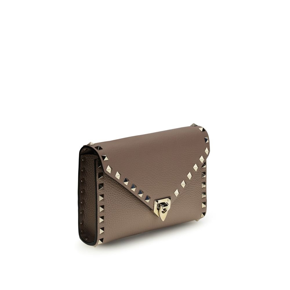 Valentino Garavani Brown Calf Leather Bos Taurus Wallet - Image 2