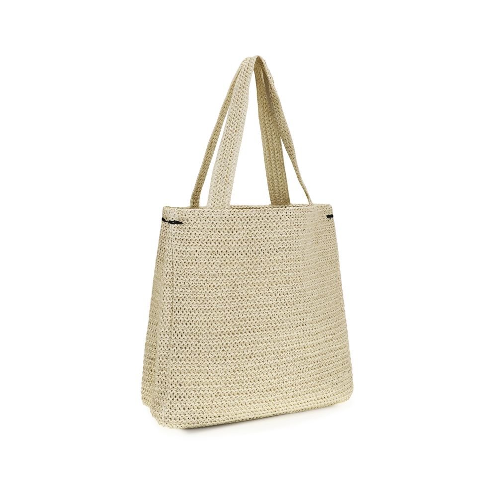Fiorucci Beige Paper Shoulder Bag - Image 3