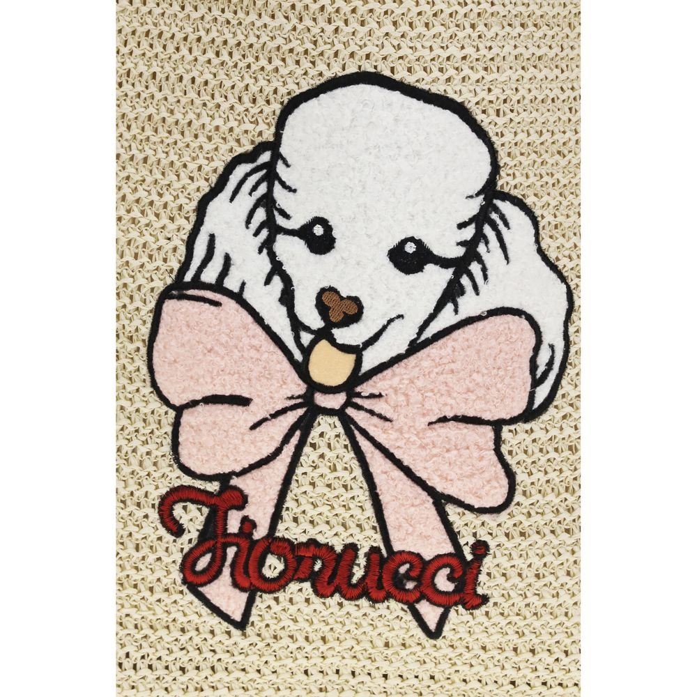 Fiorucci Beige Paper Shoulder Bag - Image 4