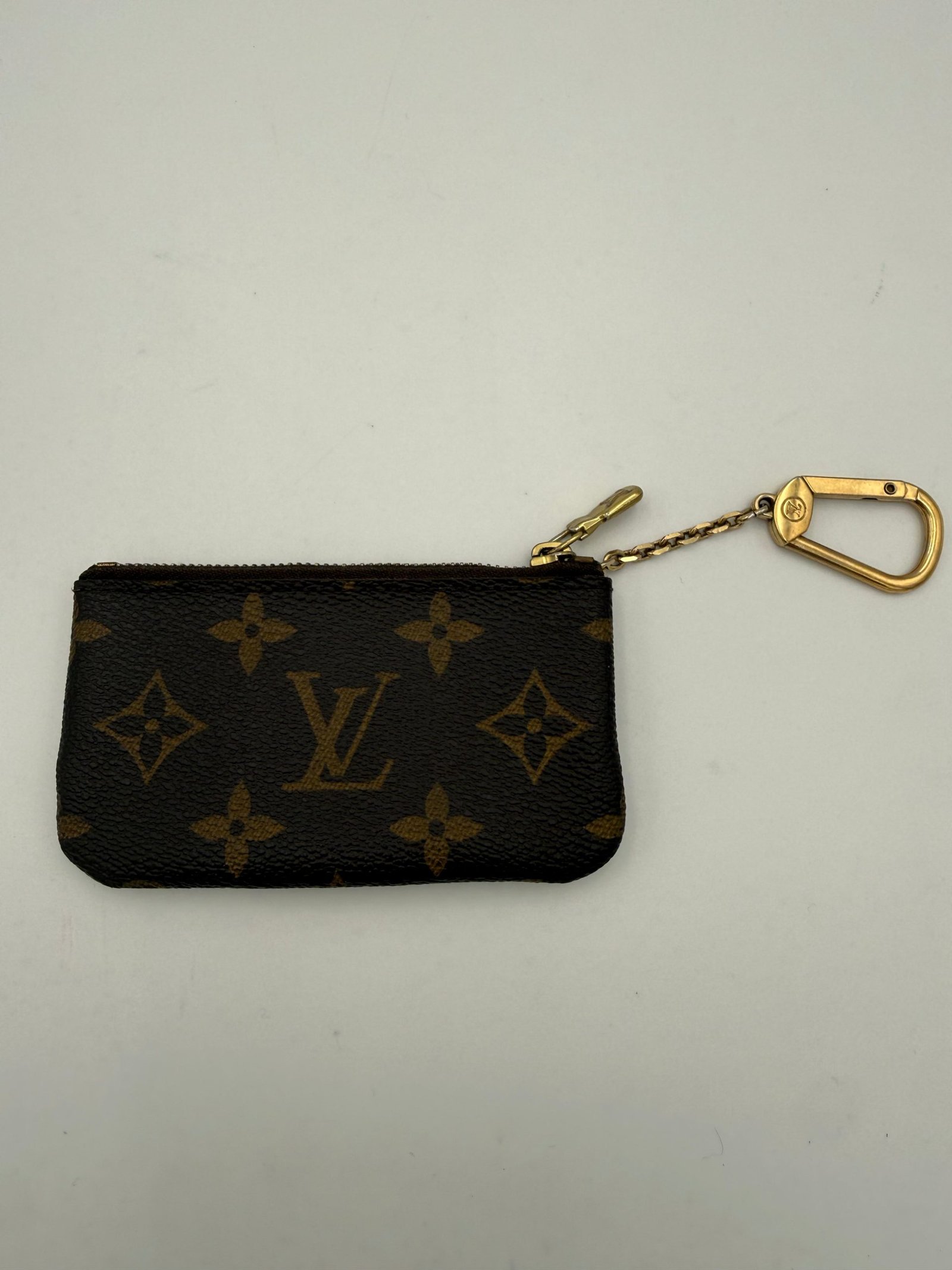 Louis Vuitton LOUIS VUITTON Monogram Coin Purse Card Holder with Chain - Image 3