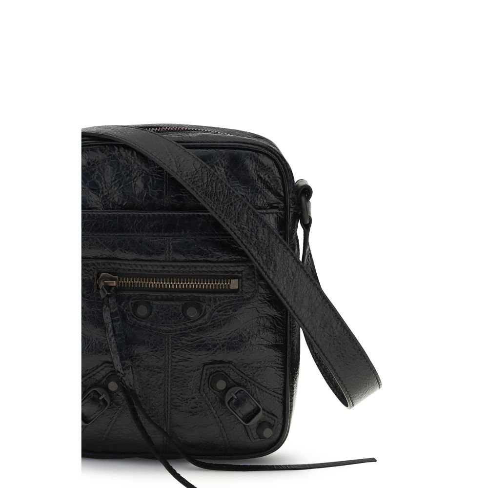 Balenciaga Black Lamb Ovis Aries Aries Shoulder Bag - Image 4