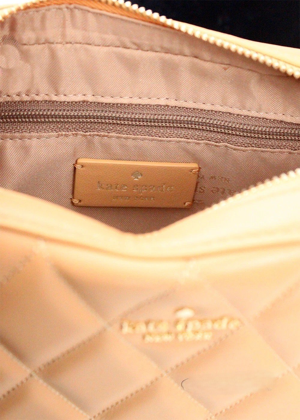 Kate Spade Carey Mini Tiramisu Quilted Smooth Leather Camera Crossbody Bag - Image 6