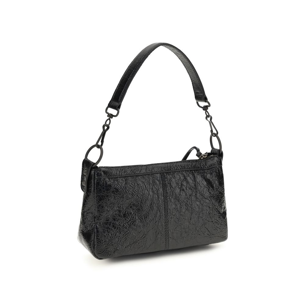 Balenciaga Black Lamb Ovis Aries Aries Shoulder Bag - Image 3