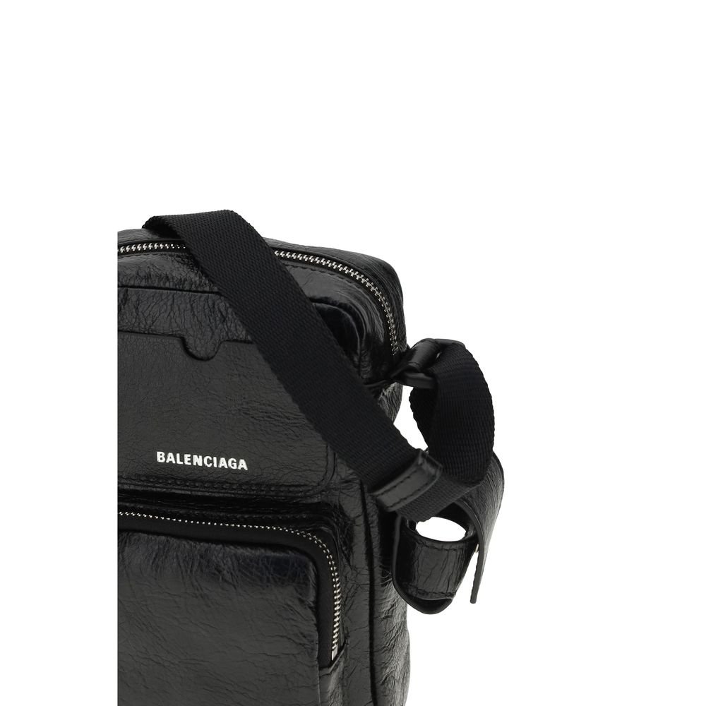 Balenciaga Black Lamb Ovis Aries Aries Shoulder Bag - Image 4