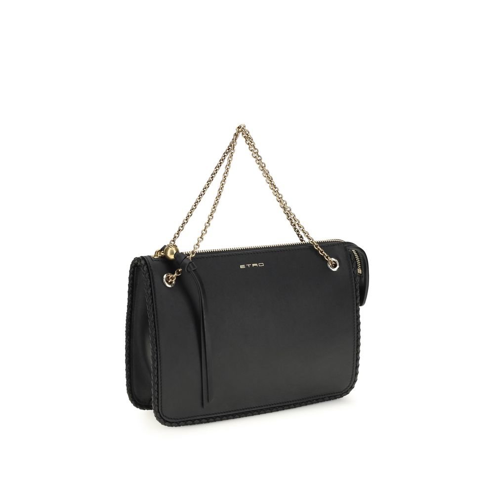 Etro Black Calf Leather Bos Taurus Clutch Bag - Image 2