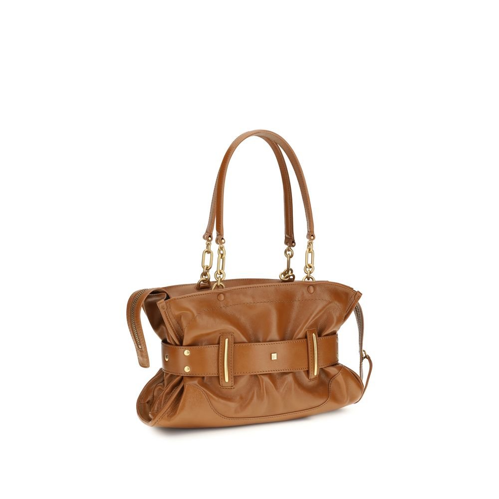 Balmain Brown Calf Leather Bos Taurus Handbag - Image 3