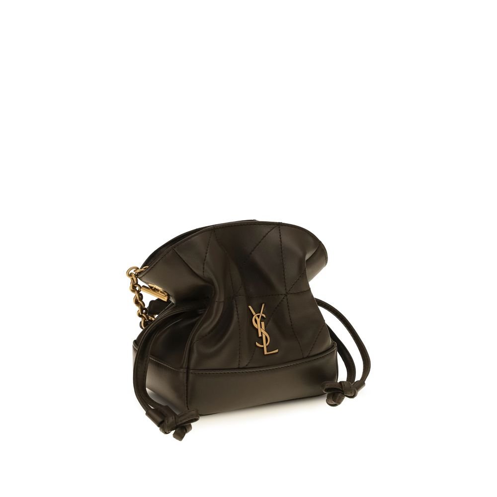 Saint Laurent Bicolor Lamb Ovis Aries Aries Clutch Bag - Image 2