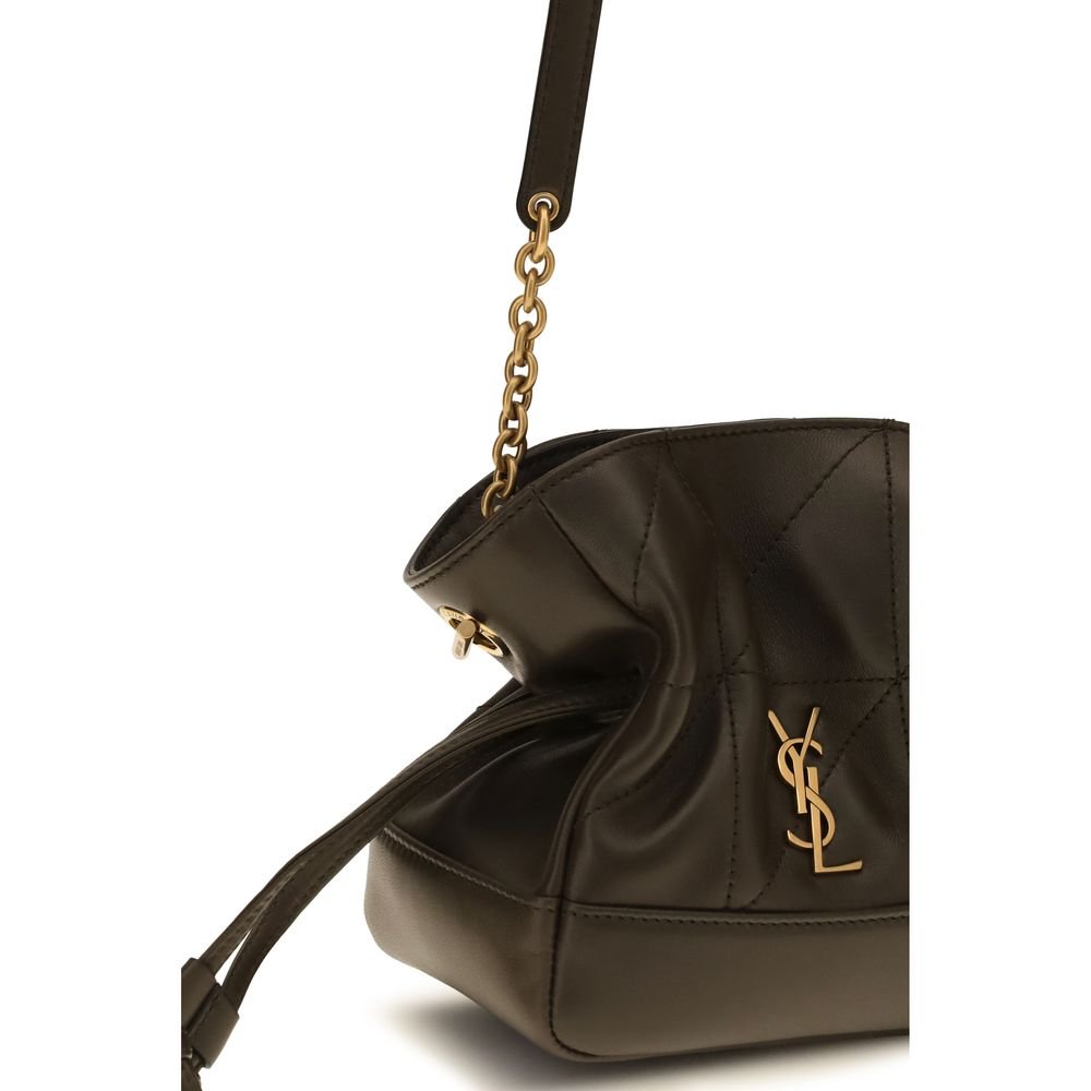 Saint Laurent Bicolor Lamb Ovis Aries Aries Clutch Bag - Image 4