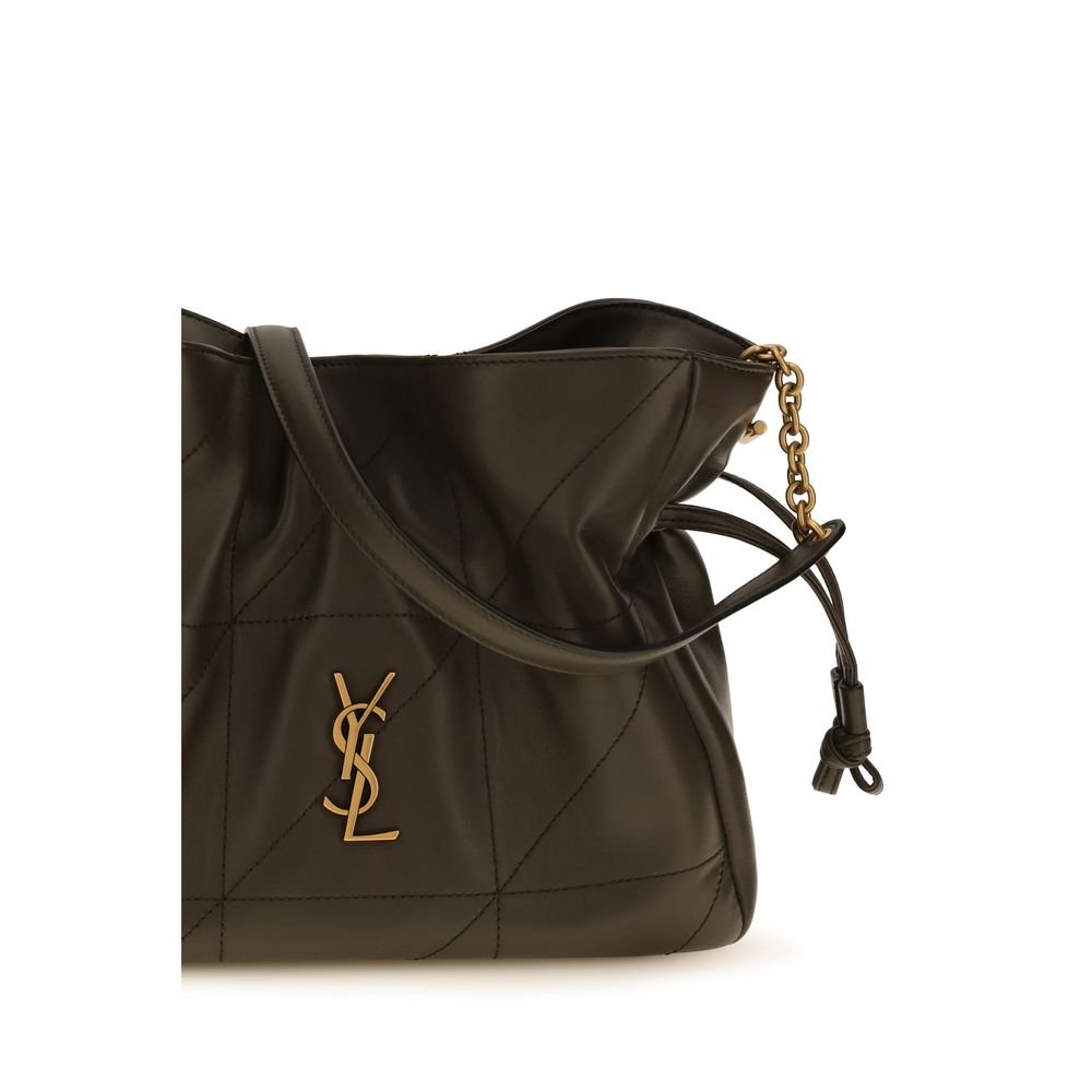 Saint Laurent Bicolor Lamb Ovis Aries Aries Clutch Bag - Image 4