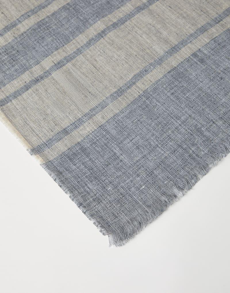 Brunello Cucinelli Bicolor Linen Scarf - Image 3